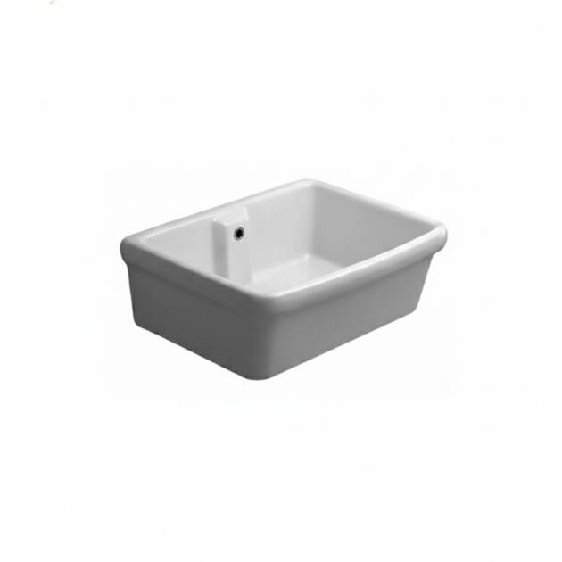 حوض مطبخ 60*40 سم أبيض 1ع