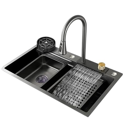 AS حوض سمارت بالخلاط 5040 اسود