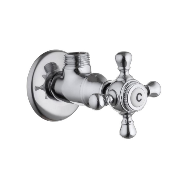 محبس زاويه سار ديزاين SD3100-1-CP سيلفر 1/2×1/2